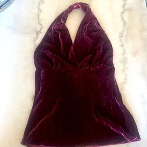 Burgundy Velvet Express Tank